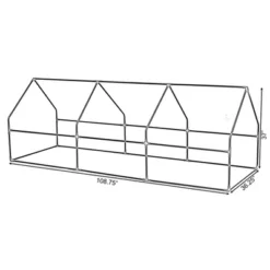 Gardenised Green Outdoor Waterproof Portable Plant Greenhouse With 2 Clear Zippered Windows -Sunnydaze Decor Store GUEST 62aaff6b 3e6c 420a 8a0e 0a2160a6f801