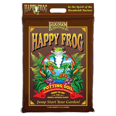 FoxFarm FX14053 + FX14054 Ocean Forest Organic Plant Potting Soil With Happy Frog Nutrient Rapid Growth Potting Soils For Gardens, 12 Quart (4 Pack) 4 FoxFarm FX14053 + FX14054 Ocean Forest Organic Plant Potting Soil With Happy Frog Nutrient Rapid Growth Potting Soils For Gardens, 12 Quart (4 Pack) - Image 2