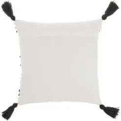 18"x18" Woven Loops Striped Square Throw Pillow With Tassels - Mina Victory 13 18"x18" Woven Loops Striped Square Throw Pillow With Tassels - Mina Victory -Sunnydaze Decor Store GUEST 6400e413 322b 4031 a4e8 25776306db73