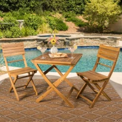 Positano 3pc Acacia Wood Foldable Bistro Set - Christopher Knight Home 11 Positano 3pc Acacia Wood Foldable Bistro Set - Christopher Knight Home -Sunnydaze Decor Store GUEST 640ea39d 3cad 42cf 8135 104b360f6e78