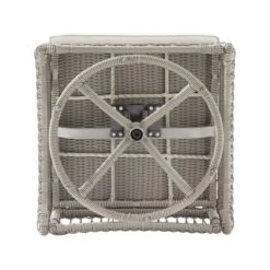 2pk Thatcher Outdoor Steel Swivel Rocking Chairs Creme/Driftwood - Crosley -Sunnydaze Decor Store GUEST 6461a89d a042 4315 910e 2e3dec427d15 1