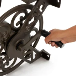 Liberty Garden LBG-708 125 Ft Decorative Steel Wall Mounted Hose Reel, Bronze (2 Pack) -Sunnydaze Decor Store GUEST 64963b5c e2d9 44c0 9242 4b2f01332f54