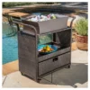 Ravenna Wicker Patio Bar Cart With Ice Bin - Brown - Christopher Knight Home 2 Ravenna Wicker Patio Bar Cart With Ice Bin - Brown - Christopher Knight Home -Sunnydaze Decor Store GUEST 6593df3d da43 41b2 b6af 710afeb3496f