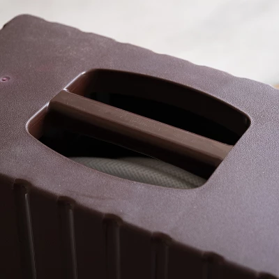 IRIS All-In-One Hideaway Sun Protective Portable And Retractable Hose Reel For 1/2" Hoses Storage Box, Black 8 IRIS All-In-One Hideaway Sun Protective Portable And Retractable Hose Reel For 1/2" Hoses Storage Box, Black - Image 6