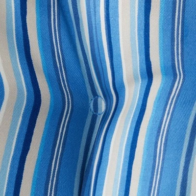 Set Of 2 Coastal Stripe Outdoor Seat Cushions - Kensington Garden 7 Set Of 2 Coastal Stripe Outdoor Seat Cushions - Kensington Garden - Image 5