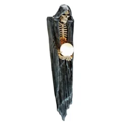 Design Toscano The Grim Reaper Illuminated Wall Sculpture