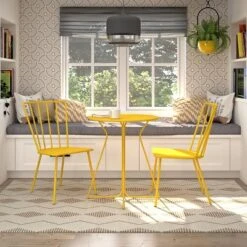 Heidi 3pc Indoor/Outdoor Patio Bistro Set - Novogratz -Sunnydaze Decor Store GUEST 66ae60e9 100f 49bd a0c3 d5d9eb7e514a