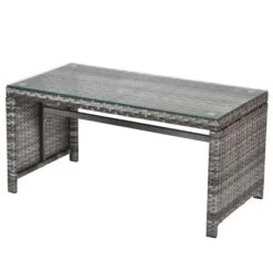 Tangkula 4 PCS Patio Wicker Furniture Outdoor Rattan Chairs W/Cushions -Sunnydaze Decor Store GUEST 66d59b90 92ac 481c ace1 750a1c618809