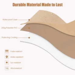 Costway Parasol Offset Cantilever Umbrella Cover 11ft Zipper Fiberglass Rod Outdoor 16 Costway Parasol Offset Cantilever Umbrella Cover 11ft Zipper Fiberglass Rod Outdoor -Sunnydaze Decor Store GUEST 66f01e43 02a0 4951 a1f5 c8fc61110793