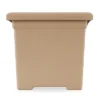 HC Companies ROS15500A34 13.25 Inch Deep By 15.5 Inch Wide Outdoor Square Accent Planter For Flowers, Vegetables, And Succulents, Sandstone Tan -Sunnydaze Decor Store GUEST 6728566d 6d04 4201 9c88 74bb0b37af27