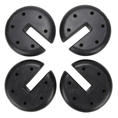 Z Shade 10x10 Foot Angled Leg Instant Shade Canopy Tent Portable Shelter, Green & Durable Plastic 5 Pound Canopy Tent Leg Weight Plates, Set Of 4 6 Z Shade 10x10 Foot Angled Leg Instant Shade Canopy Tent Portable Shelter, Green & Durable Plastic 5 Pound Canopy Tent Leg Weight Plates, Set Of 4 - Image 4