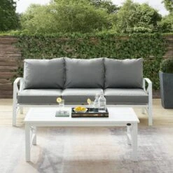 Kaplan 2pc Outdoor Sofa Set - Gray - Crosley 14 Kaplan 2pc Outdoor Sofa Set - Gray - Crosley -Sunnydaze Decor Store GUEST 67e8cfc4 7a40 4069 bfd0 f44e18e994fc