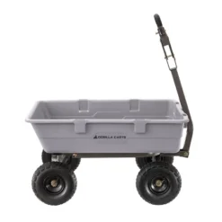 Gorilla Carts 800 Pound Capacity Heavy Duty Poly Yard Garden Steel Dump Utility Wheelbarrow Wagon Cart With 2 In 1 Towing ATV Handle, Gray 9 Gorilla Carts 800 Pound Capacity Heavy Duty Poly Yard Garden Steel Dump Utility Wheelbarrow Wagon Cart With 2 In 1 Towing ATV Handle, Gray -Sunnydaze Decor Store GUEST 695e6548 c791 4481 9af3 2cda5bbef411