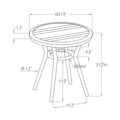 3pc Arna Patio Chair Set With Side Table - MiBasics 22 3pc Arna Patio Chair Set With Side Table - MiBasics -Sunnydaze Decor Store GUEST 697aad4f 1973 4d25 8625 98259ed73042