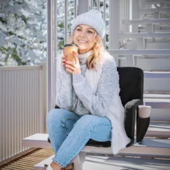 Flash Furniture Malta Portable Heated Reclining Stadium Chair With Armrests, Heated Padded Back & Heated Seat With Dual Storage Pockets And Backpack Straps 31 Flash Furniture Malta Portable Heated Reclining Stadium Chair With Armrests, Heated Padded Back & Heated Seat With Dual Storage Pockets And Backpack Straps -Sunnydaze Decor Store GUEST 6981320c 1421 45c9 9e7f 7d84fa96c8b0