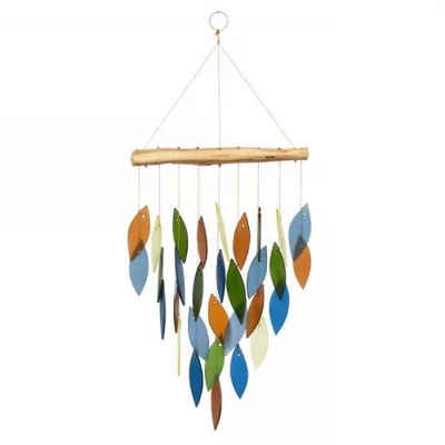 Home & Garden Atlantic Coast Waterfall Windch - One Windchime 20 Inches - Windchine Hand Crafted - Geblueg379 - Glass - Multicolored 3 Home & Garden Atlantic Coast Waterfall Windch - One Windchime 20 Inches - Windchine Hand Crafted - Geblueg379 - Glass - Multicolored