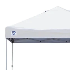 Z-Shade 10 X 10 Foot Straight Leg Outdoor Pop Up Canopy Tent With 3 Adjustable Heights And Z-Shade Heavy Duty Wrap Around Leg Weight Bags, White -Sunnydaze Decor Store GUEST 6a25f099 0927 4ea0 9f79 5ecf2ef1a265