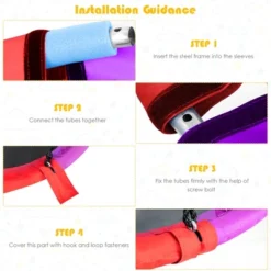 Costway 40'' Saucer Tree Swing Outdoor Round Platform Swing W/ Pillow & Handle -Sunnydaze Decor Store GUEST 6aa3285e 46c8 4908 80c1 e55bd685d671