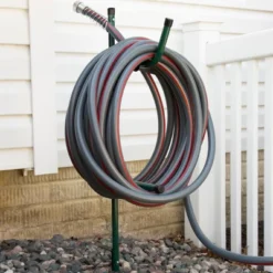 Fleming Supply Free-Standing Garden Hose Holder And Caddy - Green
