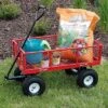 Sunnydaze Decor Sunnydaze Outdoor Lawn And Garden Heavy-Duty Durable Steel Mesh Utility Wagon Cart With Removable Sides -Sunnydaze Decor Store GUEST 6b56386b af87 45c0 8a9c 0c210b6ce628