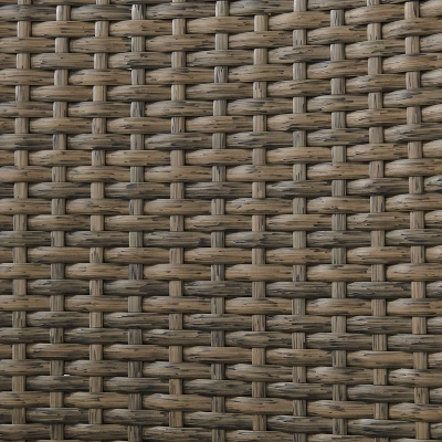 Rockport Outdoor Ottoman - Oatmeal/Light Brown - Crosley 6 Rockport Outdoor Ottoman - Oatmeal/Light Brown - Crosley - Image 4