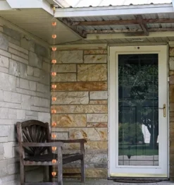 Marrgon Copper Rain Chain With Tulip Style Cups For Gutter Downspout Replacement -Sunnydaze Decor Store GUEST 6bcabf21 634a 41e9 93e3 d1f0e1c3e50d