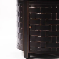 Oakland Living 5pc Deep Seating Swivel Aluminum Outdoor Patio Fire Pit Dining Set With 44" Round Fire Table With Weave Pattern Copper 22 Oakland Living 5pc Deep Seating Swivel Aluminum Outdoor Patio Fire Pit Dining Set With 44" Round Fire Table With Weave Pattern Copper -Sunnydaze Decor Store GUEST 6c0cd739 5c67 4257 bf9c 474addb31405