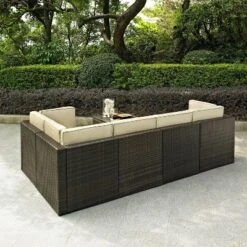 Palm Harbor 6pc All-Weather Wicker Patio Seating Set - Sand - Crosley 17 Palm Harbor 6pc All-Weather Wicker Patio Seating Set - Sand - Crosley -Sunnydaze Decor Store GUEST 6ce8ca86 2f37 419c 8687 bb82b77cb448