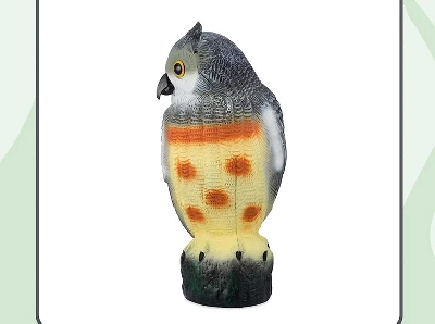 BIRD BLINDER Fake Owl Decoy & Bird Deterrent 4 BIRD BLINDER Fake Owl Decoy & Bird Deterrent - Image 2