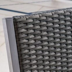 Cape Coral 2pk Wicker Dining Chairs - Gray - Christopher Knight Home -Sunnydaze Decor Store GUEST 6e032d73 2428 4e07 ae08 375d2f8f4ad4