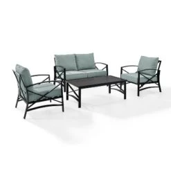 4pc Kaplan Outdoor Seating Set - Crosley -Sunnydaze Decor Store GUEST 6ef7af8c af81 4bdd 9383 00f0c1aded91