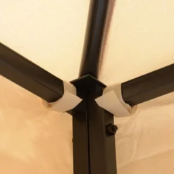 Outsunny 10' X 10’ Steel Outdoor Patio Gazebo Canopy With Privacy Mesh Curtains, Weather-Resistant Roof, & Storage Trays -Sunnydaze Decor Store GUEST 6f2d7c19 594e 4701 a309 7208b9ccf145