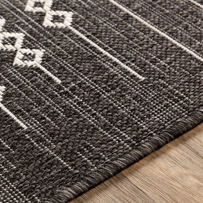 Mark & Day Hamme Rectangle Woven Indoor And Outdoor Area Rugs Black/White 7 Mark & Day Hamme Rectangle Woven Indoor And Outdoor Area Rugs Black/White - Image 5