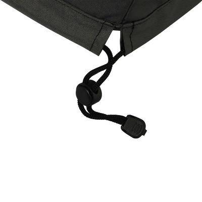 Titanium 3-Layer Water Resistant Outdoor Fire Table Round Covers Dark Gray By Shield 5 Titanium 3-Layer Water Resistant Outdoor Fire Table Round Covers Dark Gray By Shield - Image 3