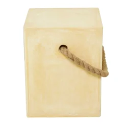 Contemporary Outdoor Accent Table - Yellow - Olivia & May -Sunnydaze Decor Store GUEST 704de8c6 b54a 45a2 9a7b b25cdc4c6669