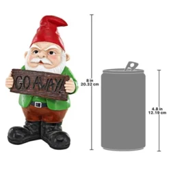 Design Toscano Mr. Bad Attitude Unwelcoming Garden Gnome Statue -Sunnydaze Decor Store GUEST 707de50d a784 419d 84c8 89ea6adc1132