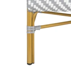 Dandra Herringbone Rattan Settee - Grey/White - Safavieh 15 Dandra Herringbone Rattan Settee - Grey/White - Safavieh -Sunnydaze Decor Store GUEST 714677e9 0a20 4a22 ae11 38ffe72ce564