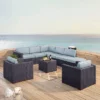 Biscayne 7pc Outdoor Wicker Sectional Set - Mist - Crosley -Sunnydaze Decor Store GUEST 734d0ce4 1f93 4b3b 9ce9 11bbefbe3e3b