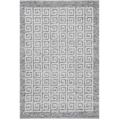 NuLOOM Mckenzie Greek Key Trellis Outdoor Patio Area Rug 8 NuLOOM Mckenzie Greek Key Trellis Outdoor Patio Area Rug - Image 6