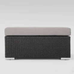 Santa Rosa 8pc Wicker Sectional Sofa Set - Gray/Silver - Christopher Knight Home 9 Santa Rosa 8pc Wicker Sectional Sofa Set - Gray/Silver - Christopher Knight Home -Sunnydaze Decor Store GUEST 737a0361 d67d 4211 bea0 b9f9eec66fab