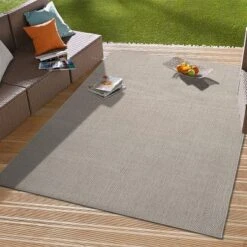 World Rug Gallery Solid Contemporary Indoor/Outdoor Area Rug -Sunnydaze Decor Store GUEST 73f38d3b 78fc 4a9f 9182 cf2bbcf117aa