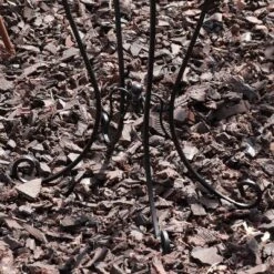 Sunnydaze Decor Sunnydaze Outdoor Graceful Curved Steel Gazing Globe Stand - 18.25" - Black -Sunnydaze Decor Store GUEST 7458df79 f454 4a90 a944 74eb65f98d87