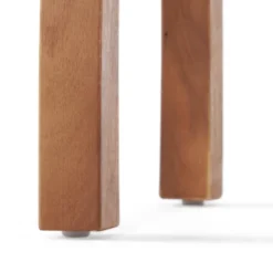 Selma 3pc Acacia Wood Rocking Chair W/ Cushion & Acacia Side Table - Teak - Christopher Knight Home -Sunnydaze Decor Store GUEST 7477219a 5dd8 4a46 816c a227a24e8b43