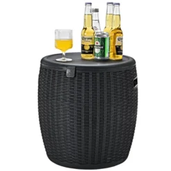 Costway 9.5 Gallon 4-in-1 Patio Rattan Cool Bar Cocktail Table Side Table BrownBlack 21 Costway 9.5 Gallon 4-in-1 Patio Rattan Cool Bar Cocktail Table Side Table BrownBlack -Sunnydaze Decor Store GUEST 75117242 487f 41df 9889 e7a684d1b2fa