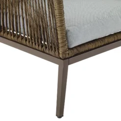 Haven 4pc Outdoor Wicker Conversation Set - Light Gray - Crosley -Sunnydaze Decor Store GUEST 7517c5ad 0e9e 4421 943e 90977128053f