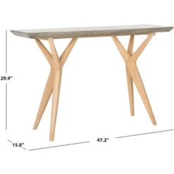 Ragna Concrete Console - Dark Grey - Safavieh 15 Ragna Concrete Console - Dark Grey - Safavieh -Sunnydaze Decor Store GUEST 7532dd05 f59d 44e4 b5bc be7cba799386