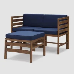 3pc Modular Acacia Wood Patio Chat Set With Cushions - Saracina Home 31 3pc Modular Acacia Wood Patio Chat Set With Cushions - Saracina Home -Sunnydaze Decor Store GUEST 75715dfc 345c 4dac 84f9 12b8f90851ce