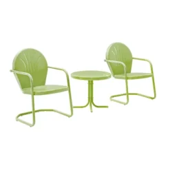 Griffith 3pc Outdoor Conversation Set - Key Lime - Crosley -Sunnydaze Decor Store GUEST 75c8a620 ae47 4ea5 858c 2319c546f5f2