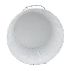 Multi Pattern Bucket Planter Metal & Wood - Foreside Home & Garden -Sunnydaze Decor Store GUEST 760fd039 c308 4513 869f 5259f980315f