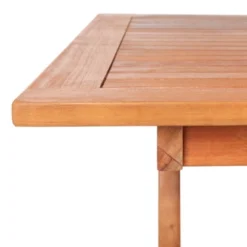 5pc Venly Dining Set Natural/Beige - Safavieh -Sunnydaze Decor Store GUEST 761f8f71 cceb 4298 907b 00977249429f